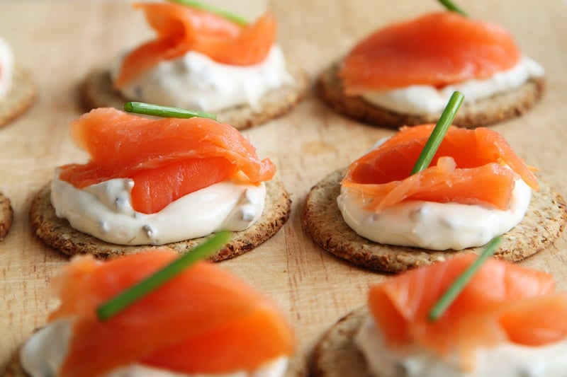 Grilled Salmon with Lemon Herb Sauce